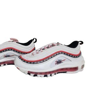 Nike Air Max 97 Script Swoosh Pack (GS) Size 5.5Y Red White CQ4817-100